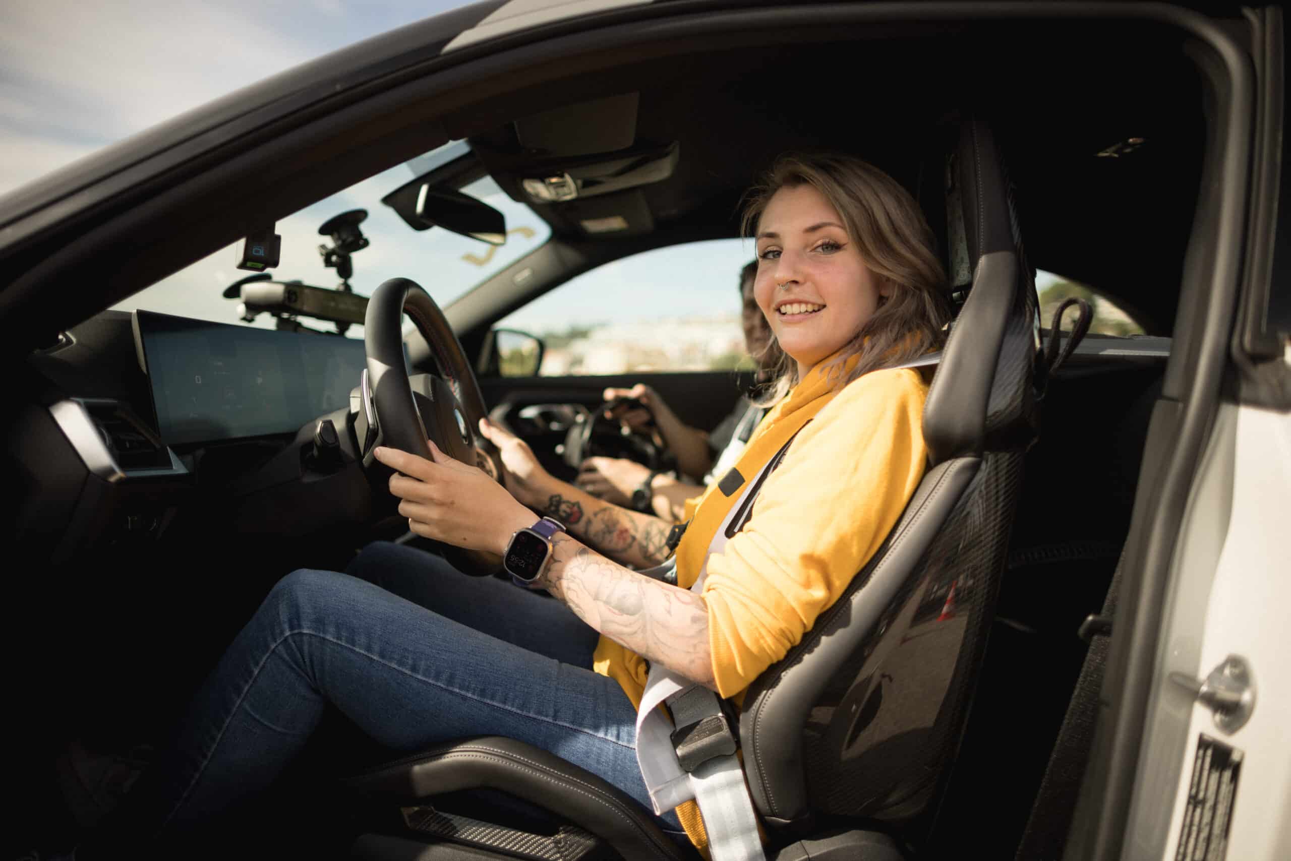 Jeel au volant de le BMW M4 Mixed Reality