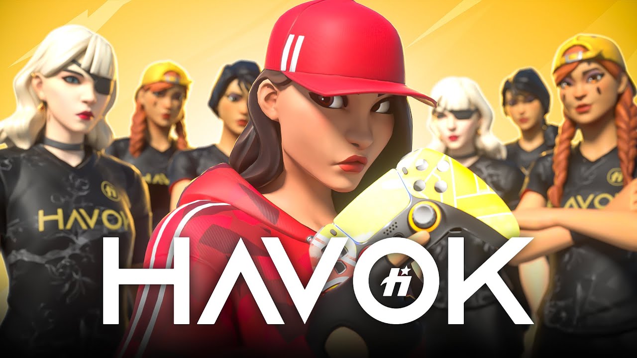 Avatar ZetFar avec sa team Havok esport Fortnite.